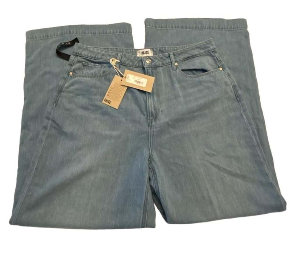 PAIGE Harper High Rise Wide Leg Jeans Size 34